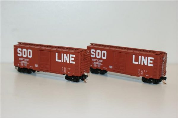 2017 Soo Line Fond du Lac 1951 Billboard 40′ Box Cars, 2-Pack, N-SCALE