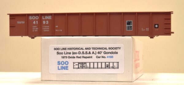 2008 Soo Line 41’-6” Gondola Car #4193 (1970s version)