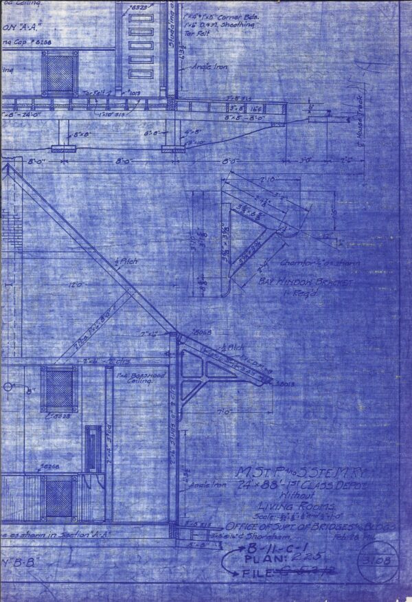 Soo Line Depot Plans, Set 2 (BP-3)