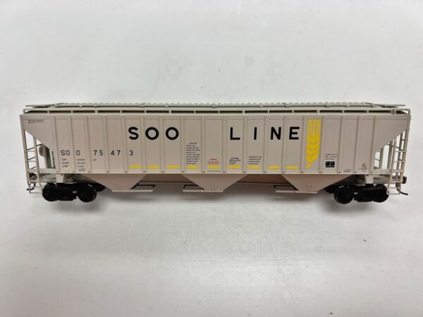 2016 Soo Line P-S 4750 Covered Hopper Medium Gray Repaint #75173