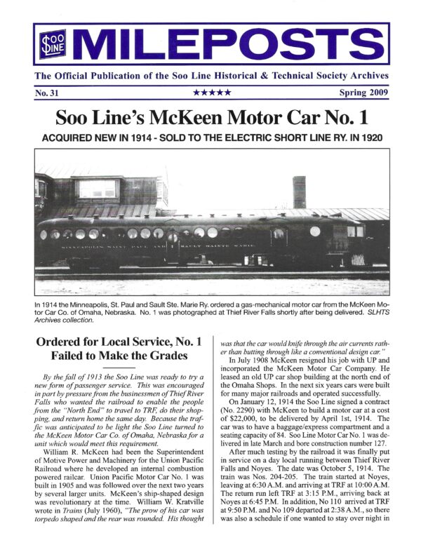 Mileposts No. 31 Spring 2009