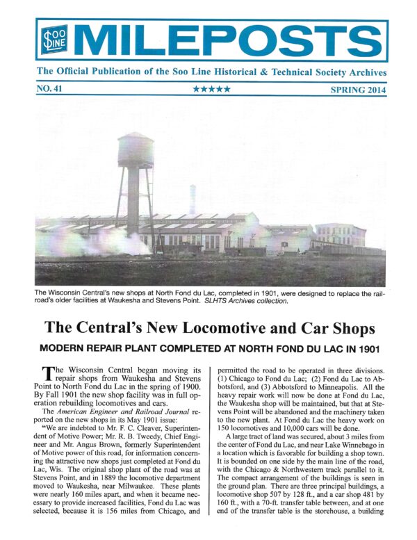 Mileposts No. 41 Spring 2014