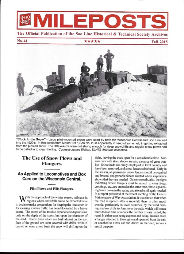 Mileposts No. 44 Fall 2015