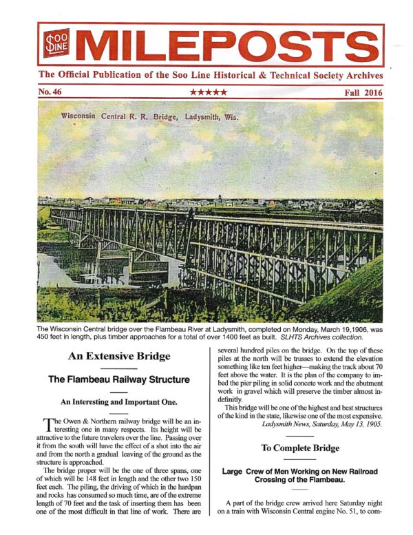 Mileposts No. 46 Fall 2016
